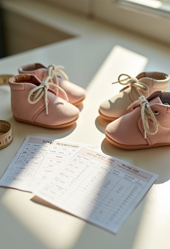 baby shoe size variations