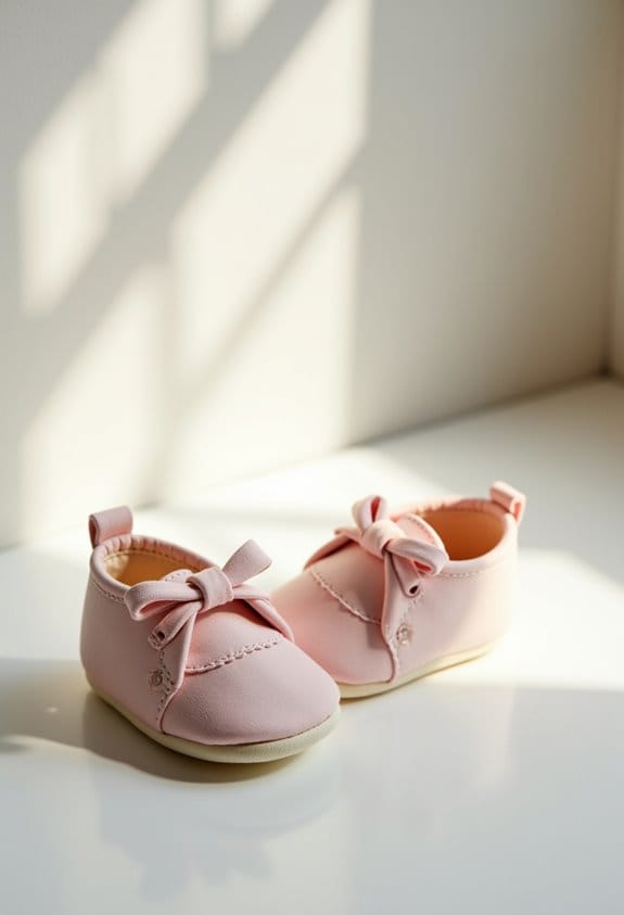 cherished keepsake infant shoes