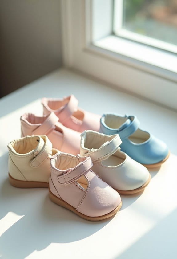 comfy cute adjustable infant shoes