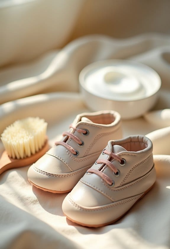 daily baby shoe care