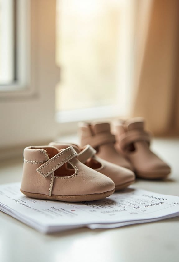 infant shoe size chart