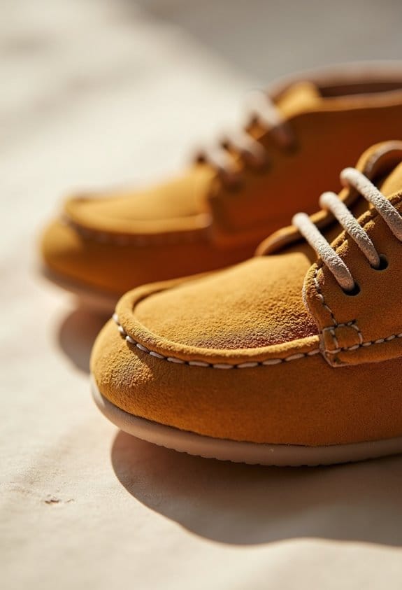 infant suede walking shoes