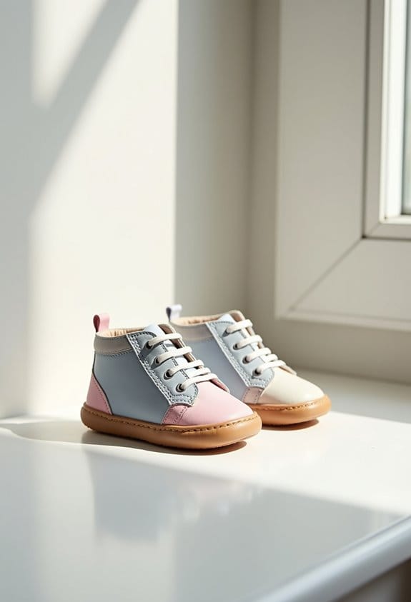 temperature regulating baby shoes